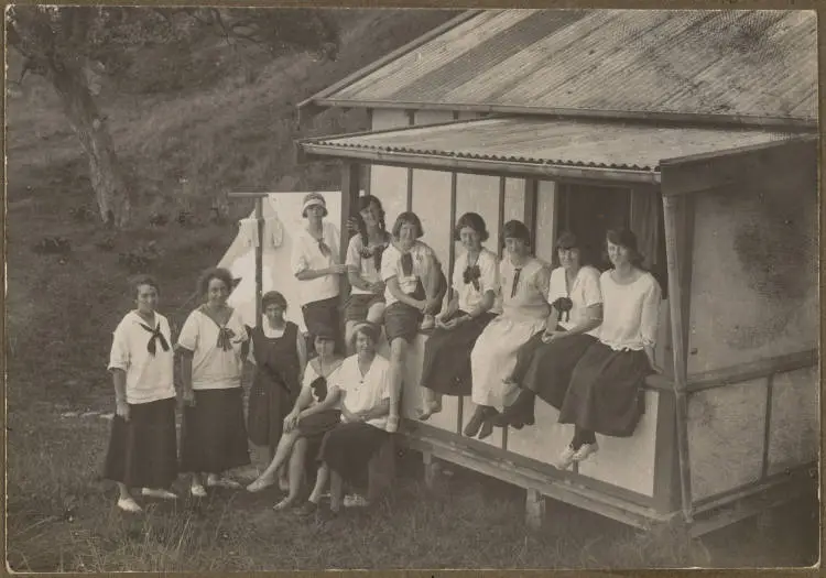 Easter Camp, Campbell's Bay, Auckland 1925