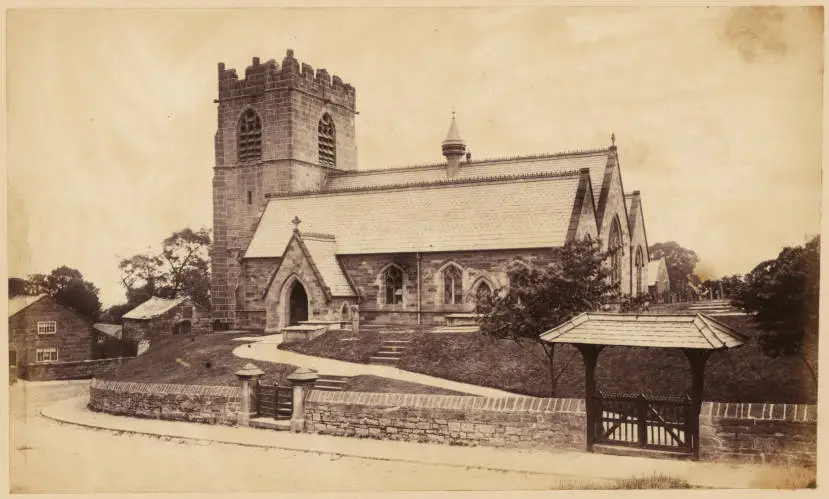 St Oswald's church, Bidston
