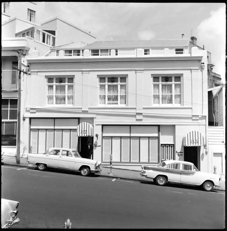 Le Gourmet Restaurant and Sapphire Room, Shortland Street, 1961
