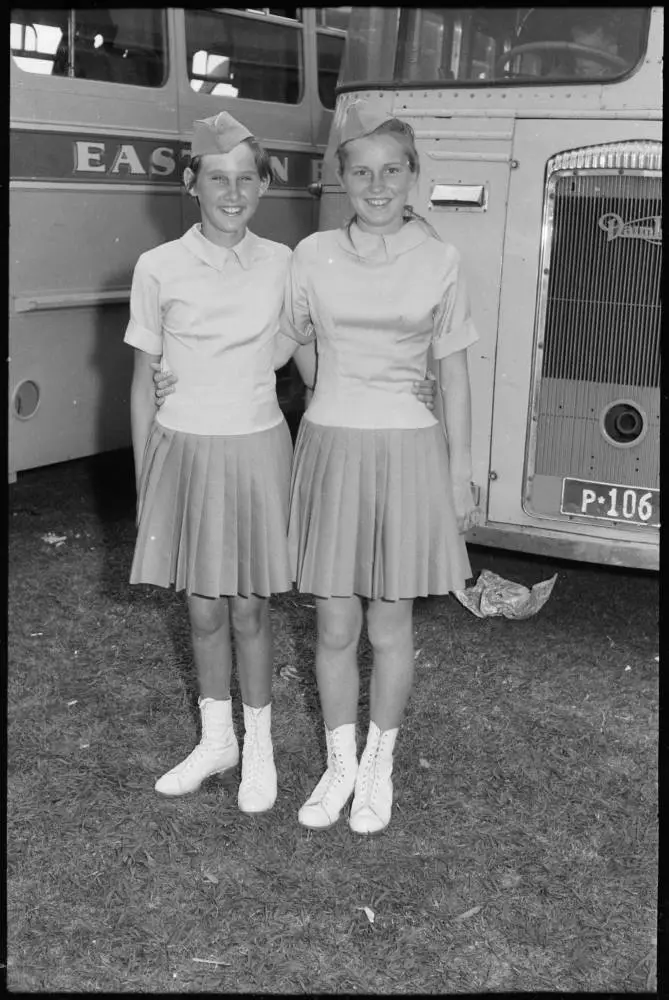 Marching girls competition, 1959