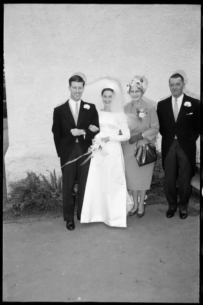 Wedding of John Hiddleston and Patricia Coleman, Diocesan School Chapel, 1964