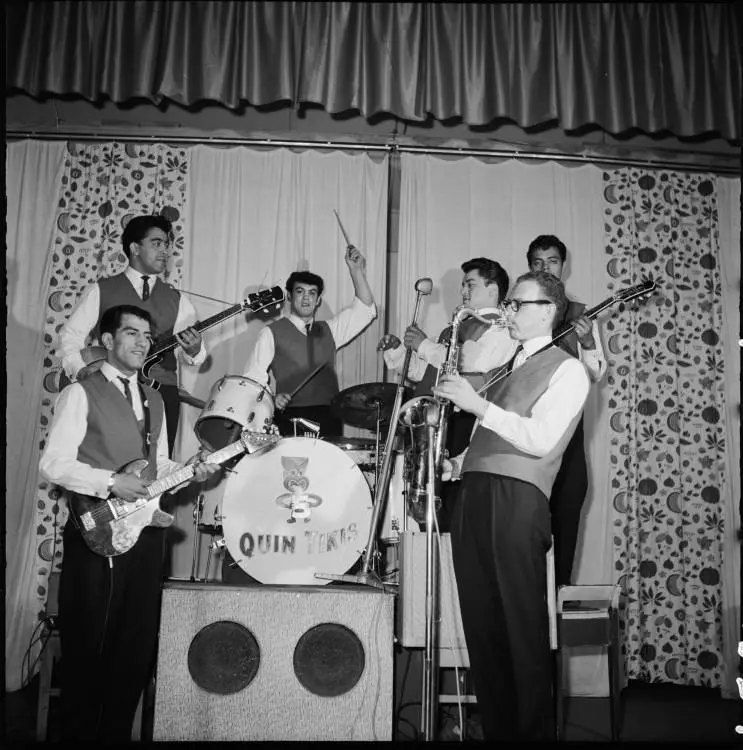 The Quin Tikis at the Māori Community Centre, Halsey Street, 1961