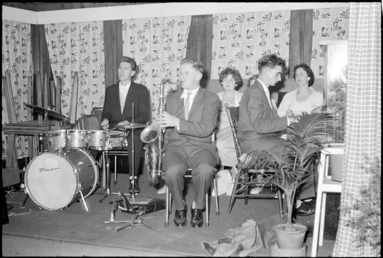 Band at a 21st birthday party, 1959
