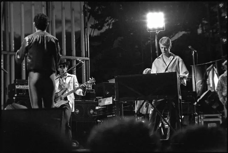 David Bowie at Western Springs, 1978