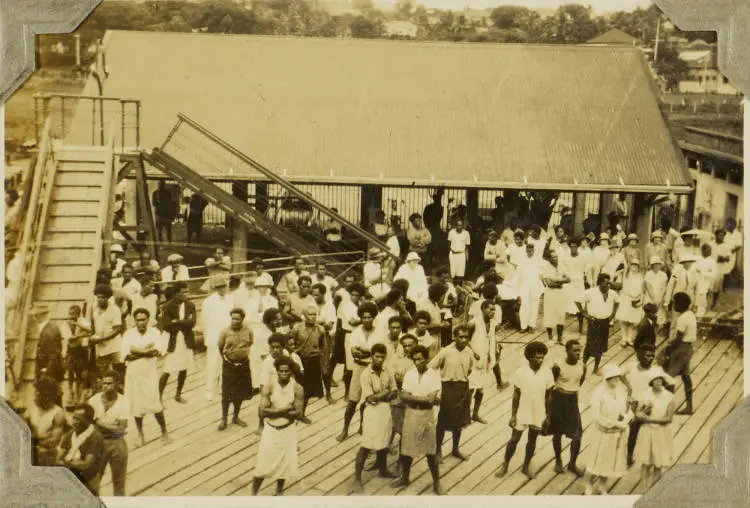 Waiting for the Tofua, 1928