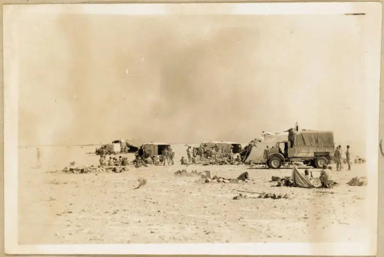 Casualty clearing station, El Alamein, Egypt, 1942