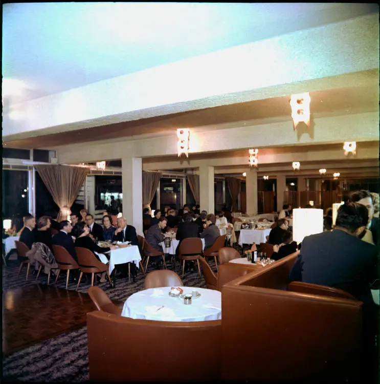 Four Canoes Restaurant at the White Heron Lodge, 1967