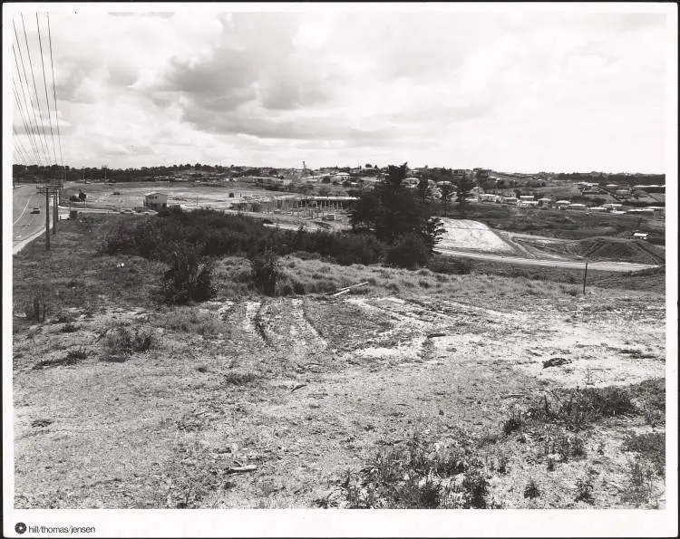 Glenfield Mall foundations, 1970