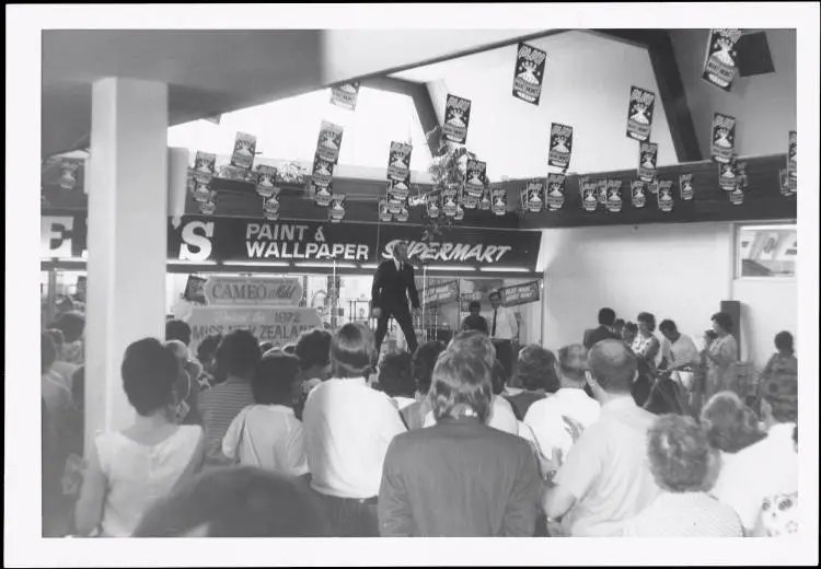 Miss New Zealand pageant at Glenfield Mall, 1972