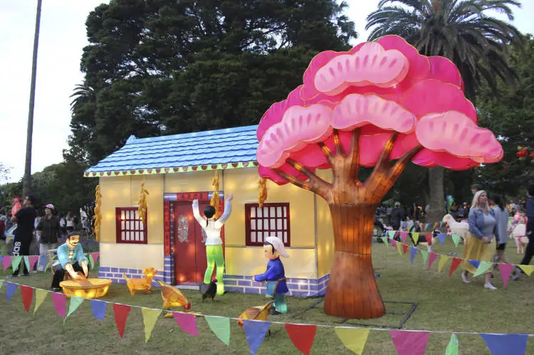 Chinese lanterns, Auckland Lantern Festival.