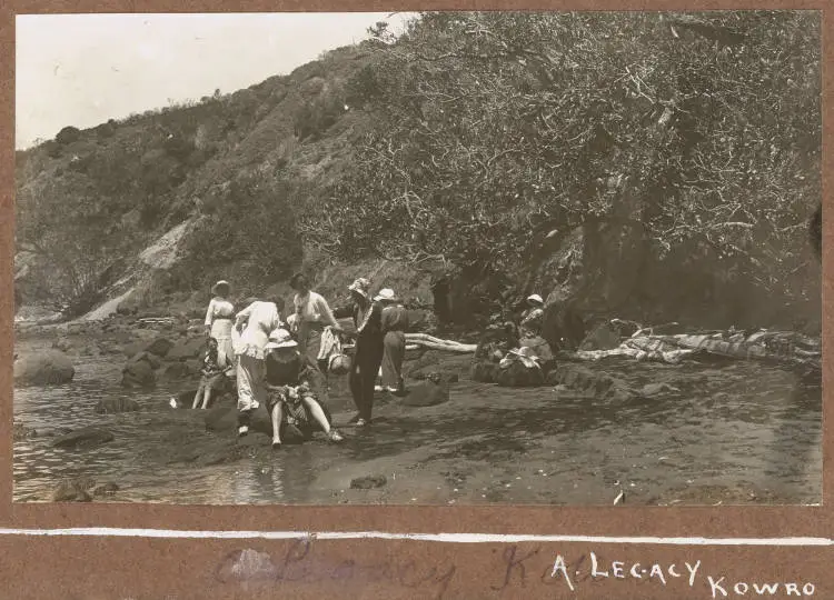 A bay on Great Barrier Island, 1915