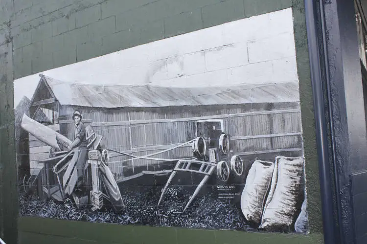 Mural in Blockhouse Bay.