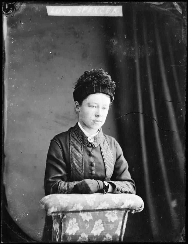 Studio portrait of Lucy Spencer