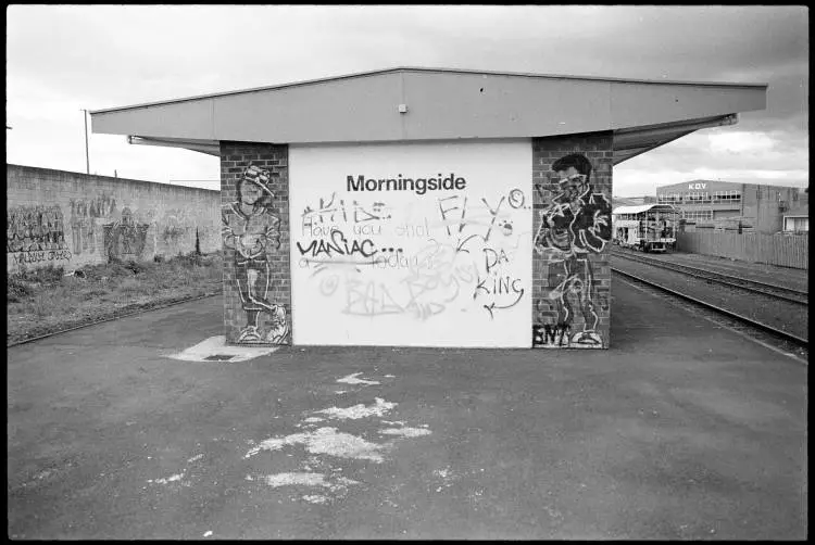 Morningside Railway Station, 1989