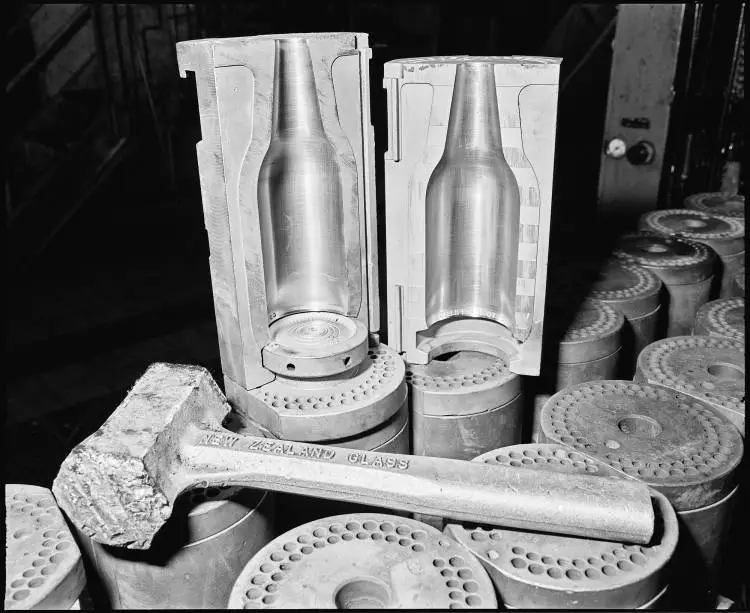 Beer bottle mould, ACI Glass Factory, Penrose, 1989