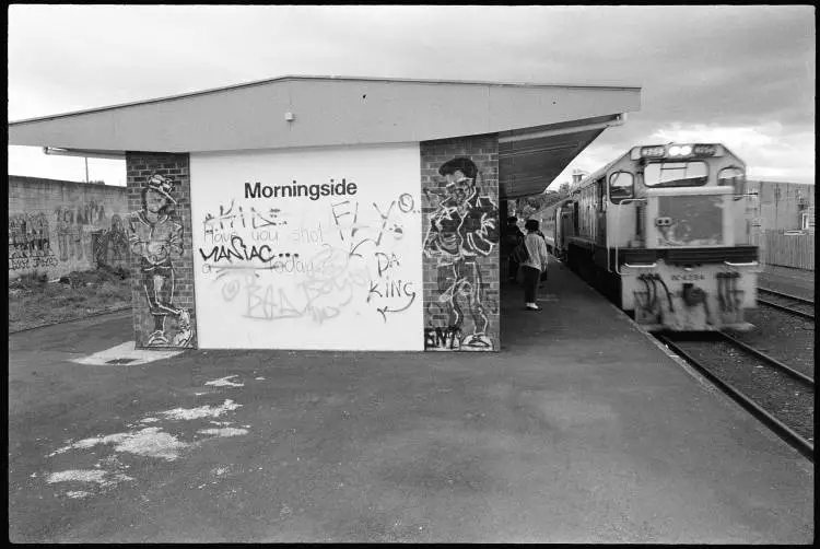 Morningside Railway Station, 1989