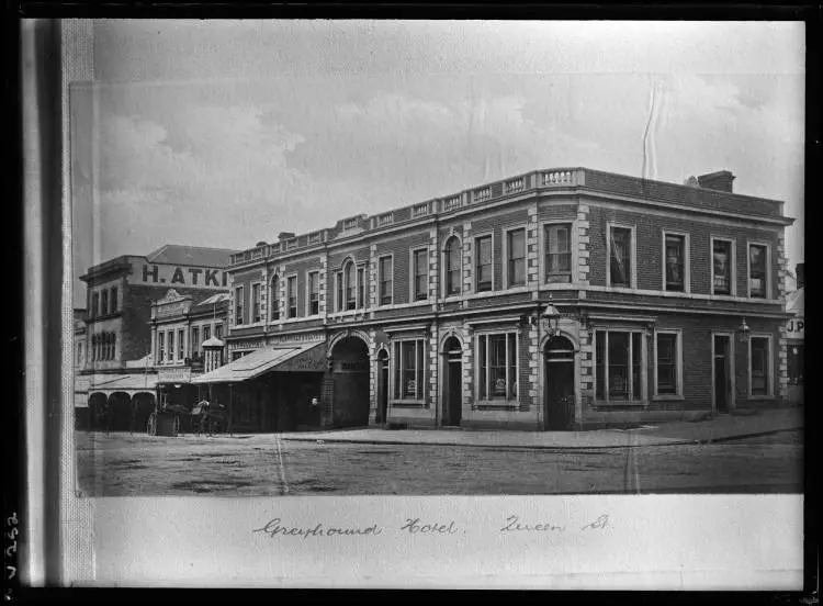 The Greyhound Hotel, Queen Street, 1880s