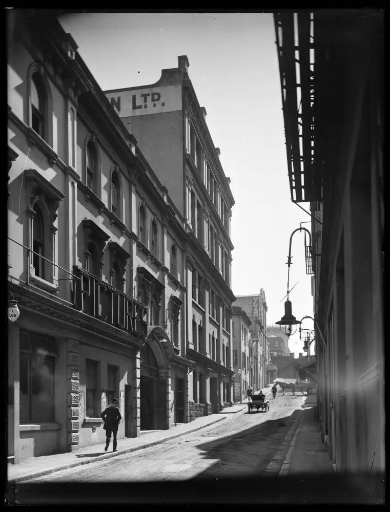 Durham Street West, Auckland Central, 1916