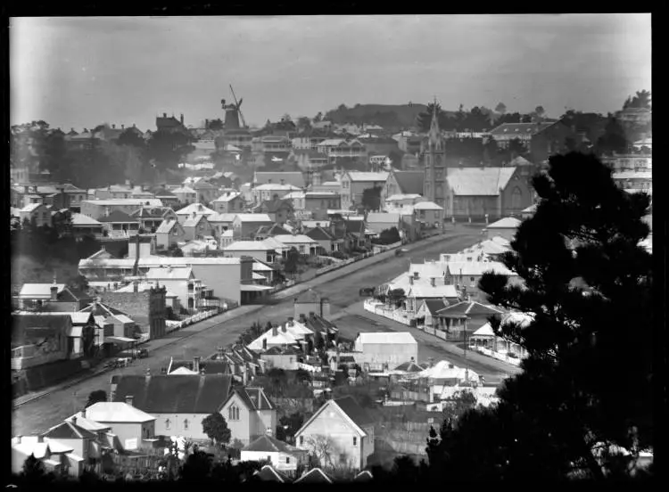 Houses in Freemans Bay, 1900