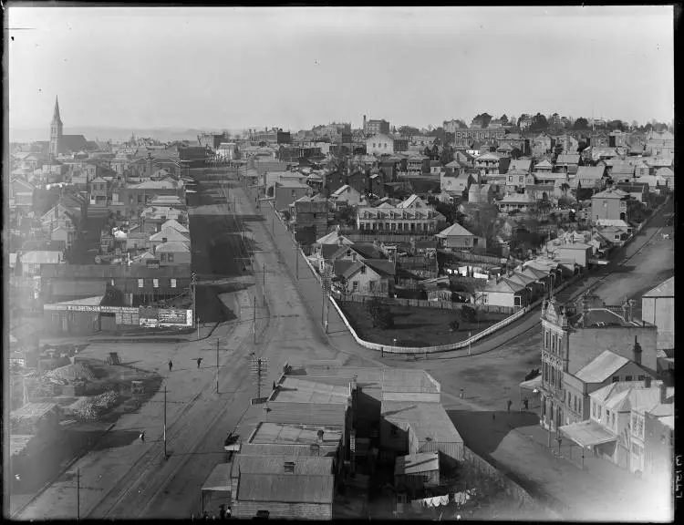 Houses in Freemans Bay, 1905