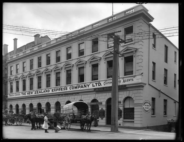 New Zealand Express Company Limited, Fort Street, 1914