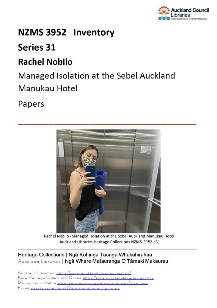 Managed Isolation at the Sebel Auckland Manukau Hotel, papers