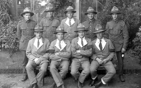 Greytown soldiers at Hornchurch Hospital, England