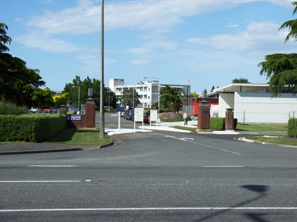 Entrance to Masterton Hospital : digital image