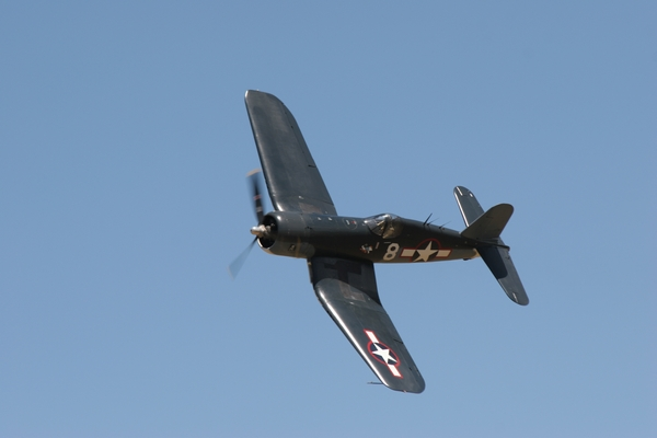 Corsair fighter at Wings over Wairarapa 2009 : digital image