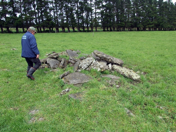 Concrete debris, Featherston Military Camp : digital image