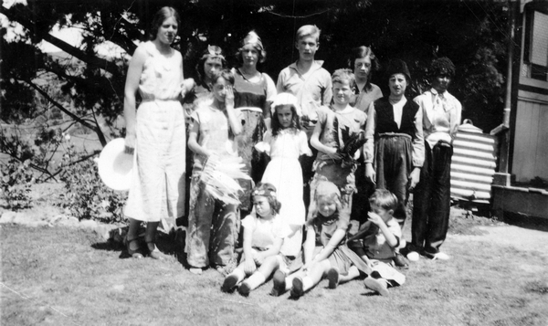 Children in fancy dress costume : digital image