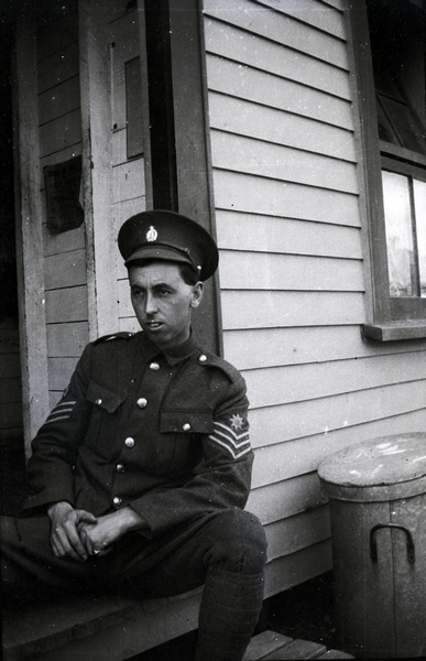 Sergeant at Featherston Camp : digital image