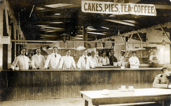 Featherston Military Camp canteen interior : digital image