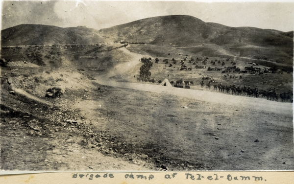 Brigade camp at Tel-el-Dumm [Talaat ed Dumm] : digital image