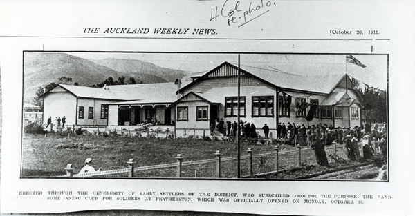 Anzac Club, Featherston Camp