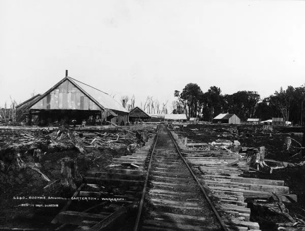 Booth's sawmill, Carterton, Wairarapa