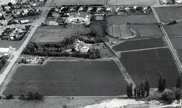 Aerial view of Whatman Home and Panama homestead