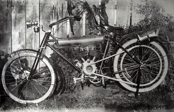 Mountaineer motorbike : Photograph