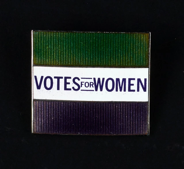 Emily Davison and Votes For Women, 1993 badge