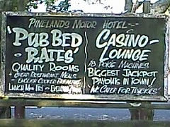Local accommodation at Kawerau.