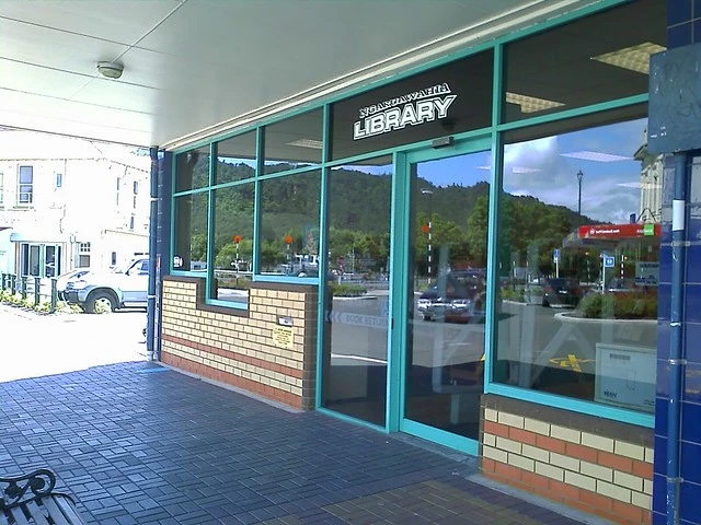Ngāruawāhia Library entrance