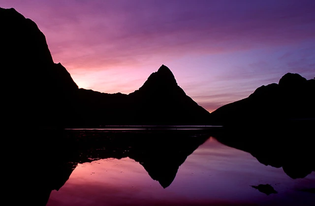 Sunset, Milford Sound