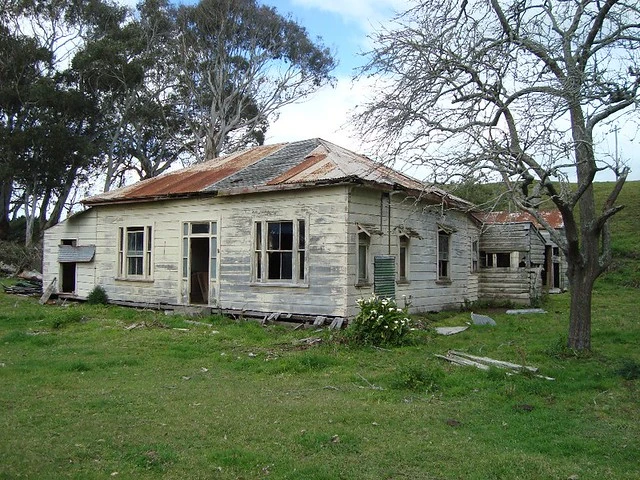 Old house, Bainesse, New Zealand