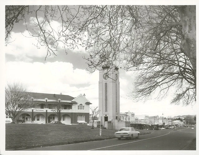 Lake Street with the Clock Tower and National Hotel