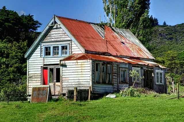 Old school, Manaia, Coromandel, New Zealand