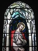 Detail of Jesus in the Gethsemane Window by Napier and Christian Waller; St Mark's Church of England - Corner Burke and Canterbury Roads, Camberwell