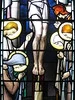 Detail of the Crucifixion Window by Napier and Christian Waller; St Mark's Church of England - Corner Burke and Canterbury Roads, Camberwell