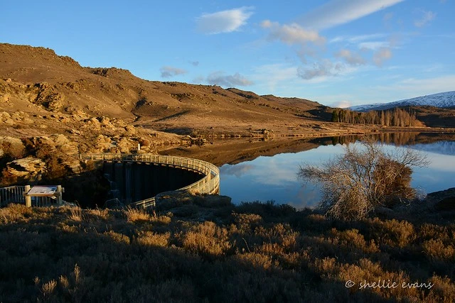 Butchers Dam, Flat Top Hill Conservation Park, Central Otago, NZ