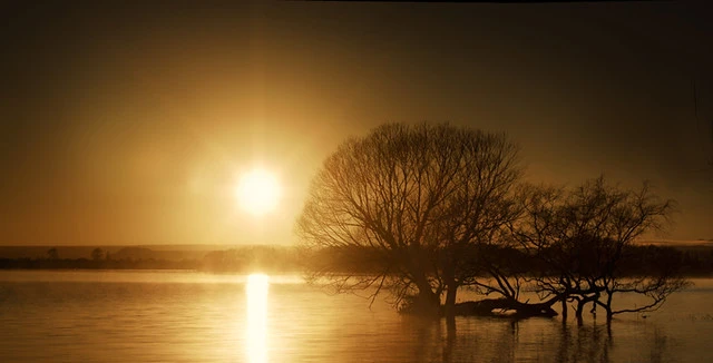 Sunbirth Over Taupo Lake