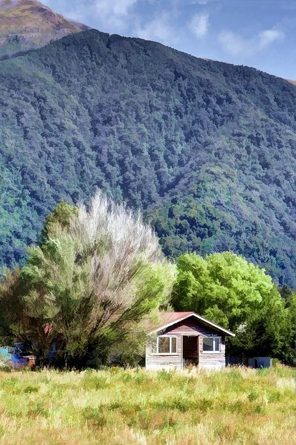 Old house, Haast, West Coast, New Zealand